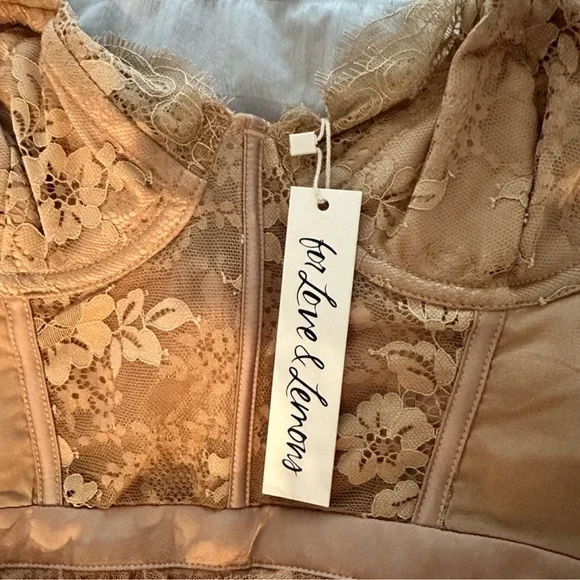 *NEVER WORN FOR LOVE & LEMON BUSTIER
DRESS IN MEDIUM* - Picture 5 of 7